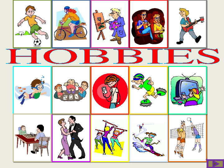 image of different hobbies